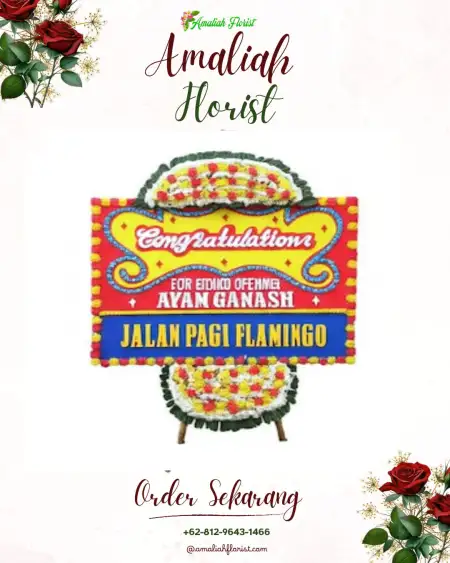 Sewa Papan Bunga Daru